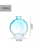 150ml扁圓漸層色玻璃空瓶