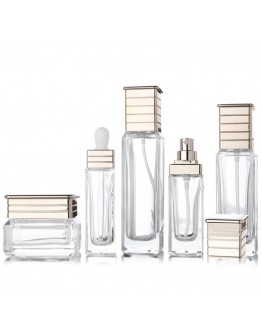 方形玻璃保養玻璃瓶訂製