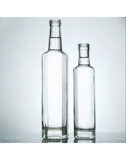 八角方瓶橄欖油玻璃瓶500ml