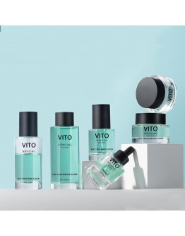 厚底直圓玻璃瓶套組