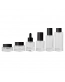 厚底直圓玻璃瓶套組