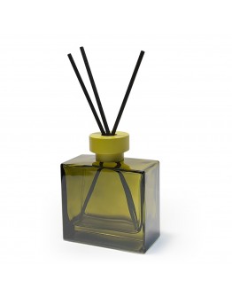 200ml扁方厚底橄欖綠色擴香瓶