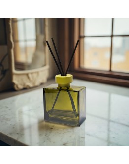 200ml扁方厚底橄欖綠色擴香瓶