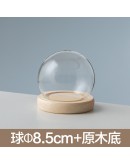 圓球玻璃罩直徑8.5cm