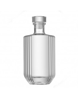 豎紋厚底玻璃瓶