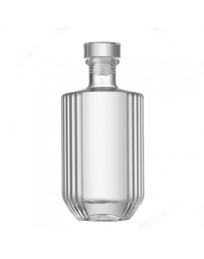 豎紋厚底玻璃瓶