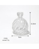 250ml 螺旋球形玻璃瓶