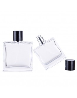 50ml扁方蔚藍香水瓶