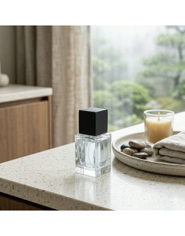 30ml 白蠟木蓋方形拋光香水瓶 