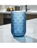 400ML浮雕玻璃杯