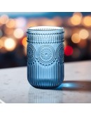 400ML浮雕玻璃杯