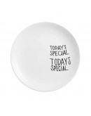 生活儀式感白色圓盤20cm