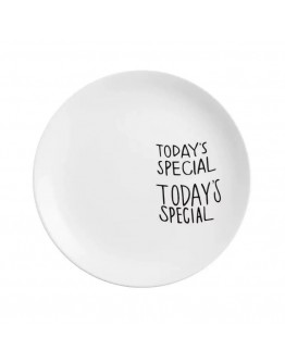 生活儀式感白色圓盤20cm