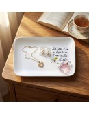 手寫風格白色瓷盤20cm