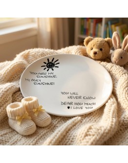 療癒系白色圓盤20cm