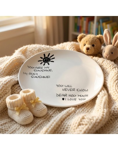 療癒系白色圓盤20cm