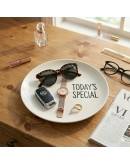 生活儀式感白色圓盤20cm